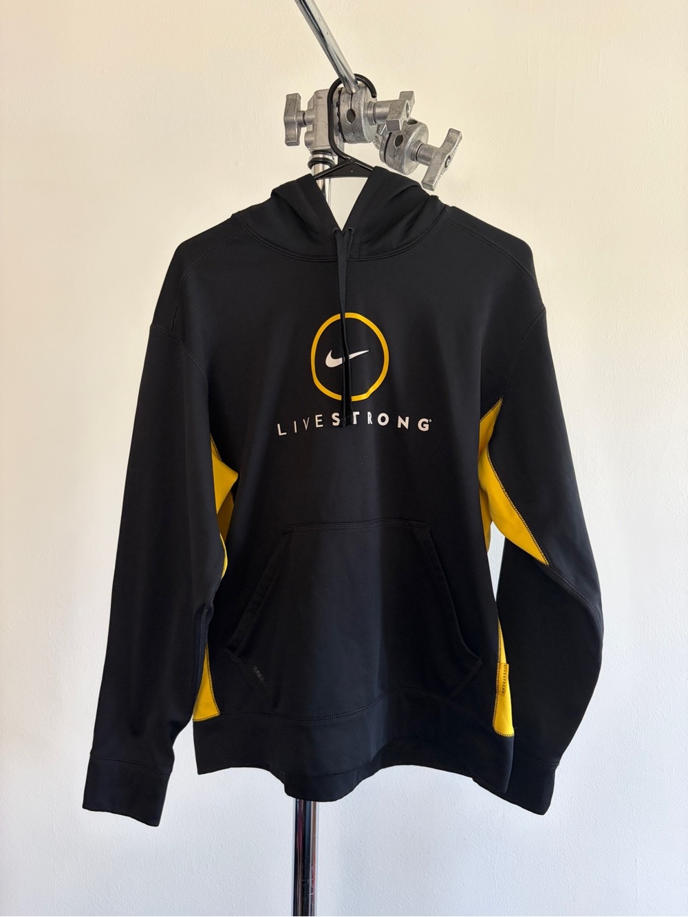 Nike Black and Yellow Therma-Fit Hoodie
